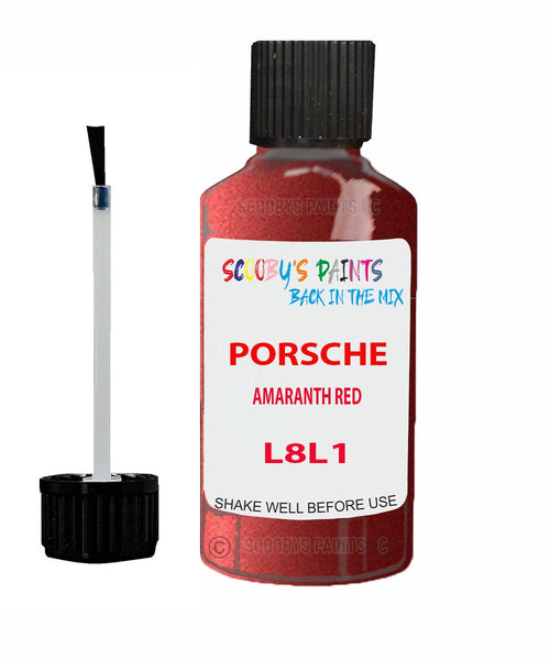 Touch Up Paint For Porsche Carrera Amaranth Red Code L8L1 Scratch Repair Kit