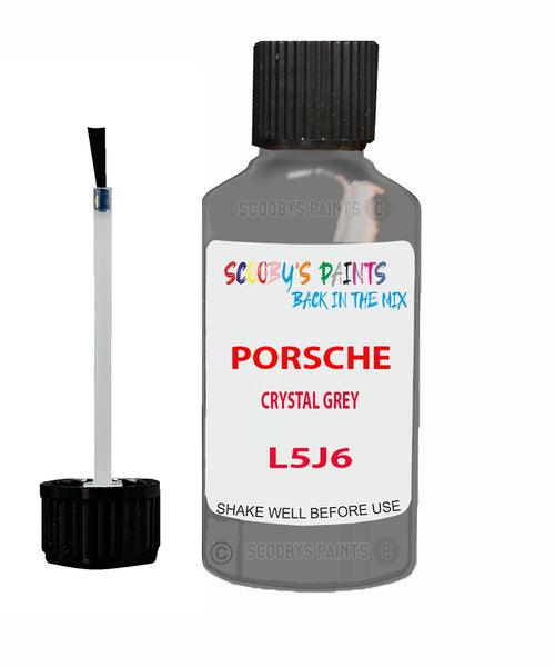 Touch Up Paint For Porsche Cayenne Crystal Grey Code L5J6 Scratch Repair Kit