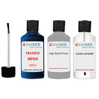 Touch Up Paint For ISUZU ISUZU ( OTHERS ) DEEP BLUE Code WEX Scratch Repair