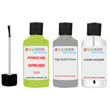 Lacquer metallic paint Porsche 911 Daphne Green Code 260 Scratch Repair Kit