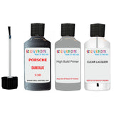 Lacquer metallic paint Porsche 911 Dark Blue Code 33R Scratch Repair Kit