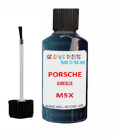 Touch Up Paint For Porsche 911 Turbo Dark Blue Code M5X Scratch Repair Kit