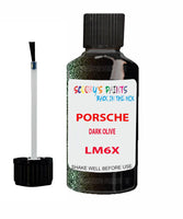Touch Up Paint For Porsche 911 Dark Olive Code Lm6X Scratch Repair Kit