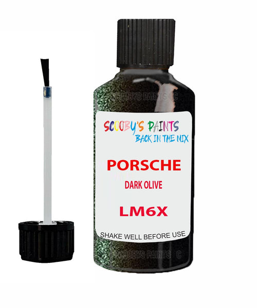 Touch Up Paint For Porsche 911 Dark Olive Code Lm6X Scratch Repair Kit