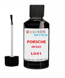 Touch Up Paint For Porsche 911 Carrera Deep Black Code L041 Scratch Repair Kit