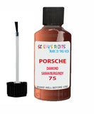 Touch Up Paint For Porsche 912 Diamond Sarah/Burgundy Code 75 Scratch Repair Kit