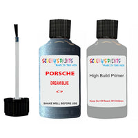 anti rust primer for Porsche 930 Dream Blue Code C7 Scratch Repair Kit