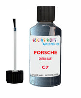 Touch Up Paint For Porsche 930 Dream Blue Code C7 Scratch Repair Kit