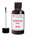 Touch Up Paint For Porsche Carrera Amethyst Code M4Z Scratch Repair Kit