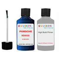 anti rust primer for Porsche 911 Carrera Enzian Blue Code Lm5D Scratch Repair Kit