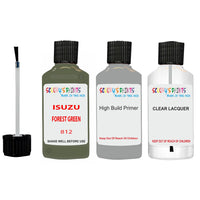 Touch Up Paint For ISUZU UBS FOREST GREEN Code 812 Scratch Repair