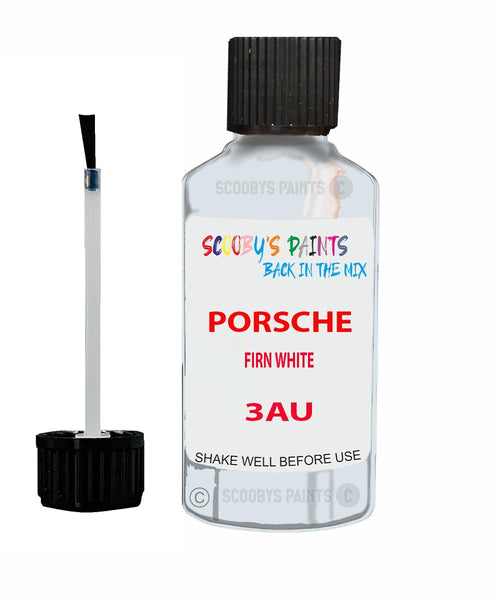 Touch Up Paint For Porsche Carrera Firn White Code 3Au Scratch Repair Kit