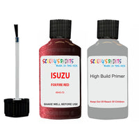 Touch Up Paint For ISUZU VEHICROSS FOXFIRE RED Code 865 Scratch Repair