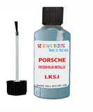 Touch Up Paint For Porsche Cayenne Frozen Blue Metallic Code Lk5J Scratch Repair Kit