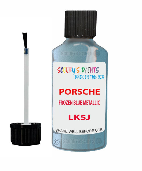 Touch Up Paint For Porsche Cayenne Frozen Blue Metallic Code Lk5J Scratch Repair Kit
