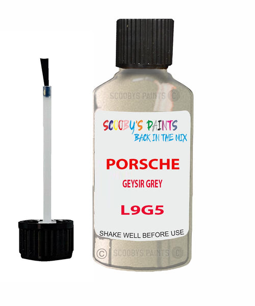 Touch Up Paint For Porsche 911 Geysir Grey Code L9G5 Scratch Repair Kit