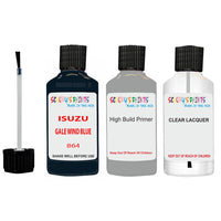 Touch Up Paint For ISUZU ISUZU ( OTHERS ) GALE WIND BLUE Code 864 Scratch Repair