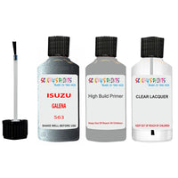 Touch Up Paint For ISUZU TF GALENA GREY/ZERMATT SILVER Code 563 Scratch Repair