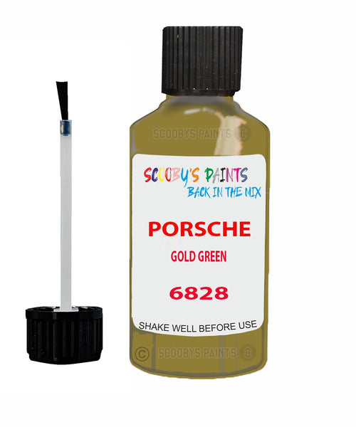 Touch Up Paint For Porsche 912 Gold Green Code 6828 Scratch Repair Kit