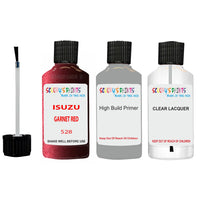 Touch Up Paint For ISUZU TF GARNET RED Code 528 Scratch Repair