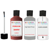 Lacquer metallic paint Porsche 911 Granatrot Code L822 Scratch Repair Kit