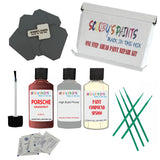 paint scuff chip stone Porsche 911 Granatrot Code L822 Scratch Repair Kit