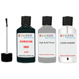 Lacquer metallic paint Porsche 928 Green Code 20R Scratch Repair Kit