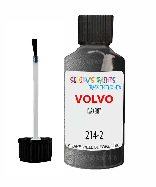 Paint For Volvo 900 Series Dark Grey Code 214-2 Touch Up Scratch Repair Paint