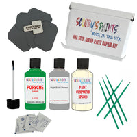 paint scuff chip stone Porsche Carrera Green Code L2D8 Scratch Repair Kit