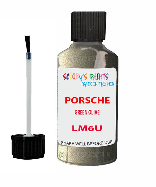 Touch Up Paint For Porsche Cayenne Green Olive Code Lm6U Scratch Repair Kit