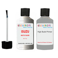 Touch Up Paint For ISUZU PANTHER ARCTIC SILVER Code 672 Scratch Repair