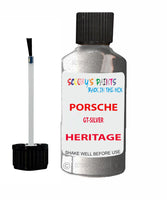 Touch Up Paint For Porsche Boxster Spyder Gt-Silver Code Lm7Z Scratch Repair Kit