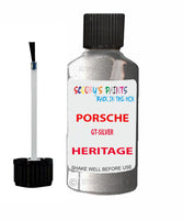 Touch Up Paint For Porsche Macan Gt-Silver Code Lm7Z Scratch Repair Kit