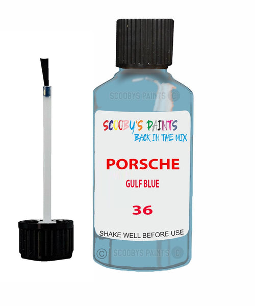 Touch Up Paint For Porsche Cayman Gulf Blue Code 36 Scratch Repair Kit