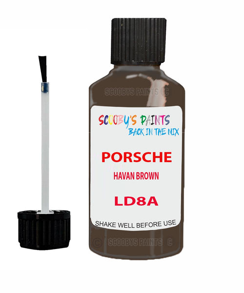 Touch Up Paint For Porsche 931 Havan Brown Code Ld8A Scratch Repair Kit