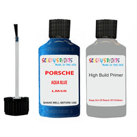 anti rust primer for Porsche 911 Carrera Aqua Blue Code Lm5R Scratch Repair Kit