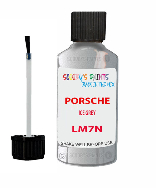 Touch Up Paint For Porsche Carrera Ice Grey Code Lm7N Scratch Repair Kit