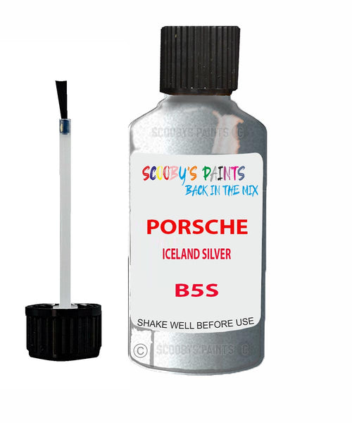 Touch Up Paint For Porsche Cayman Iceland Silver Code B5S Scratch Repair Kit