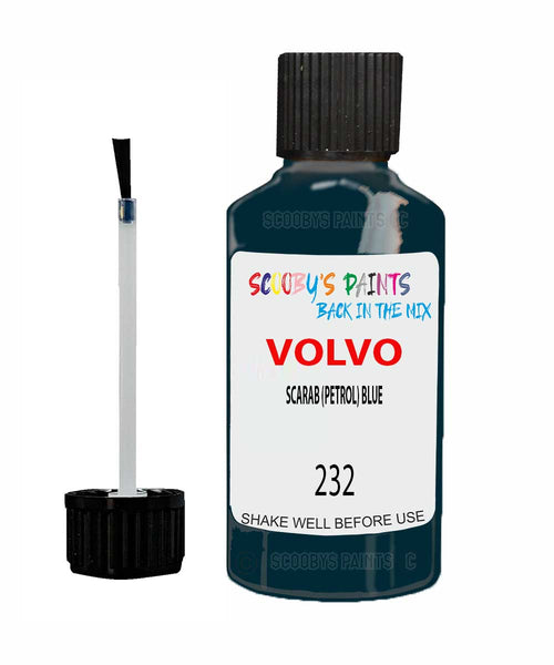 Paint For Volvo 400 Series Scarab (Petrol) Blue Code 232 Touch Up Scratch Repair Paint