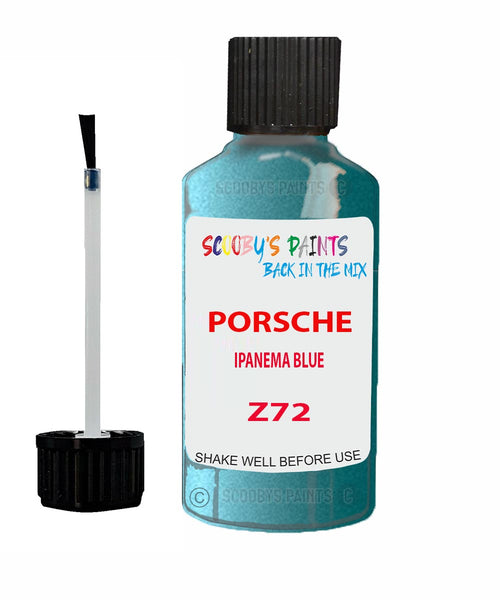 Touch Up Paint For Porsche Cayman Ipanema Blue Code Z72 Scratch Repair Kit