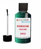 Touch Up Paint For Porsche Boxster Jungle Green Code 2A2 Scratch Repair Kit