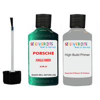 anti rust primer for Porsche Boxster Jungle Green Code 2A2 Scratch Repair Kit