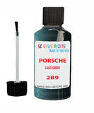 Touch Up Paint For Porsche Carrera Lago Green Code 2B9 Scratch Repair Kit