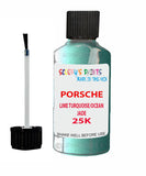 Touch Up Paint For Porsche 911 Lime Turquoise/Ocean Jade Code 25K Scratch Repair Kit