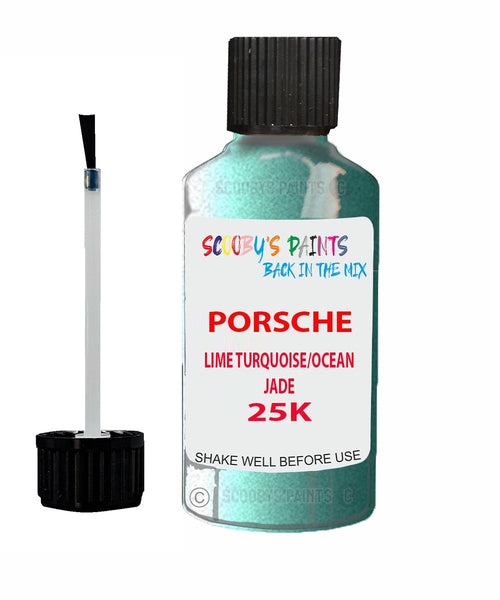 Touch Up Paint For Porsche 911 Lime Turquoise/Ocean Jade Code 25K Scratch Repair Kit