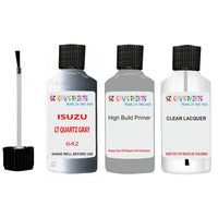 Touch Up Paint For ISUZU TF LT QUARTZ GRAY Code 642 Scratch Repair