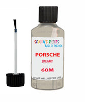 Touch Up Paint For Porsche 911 Line Gray Code 60M Scratch Repair Kit