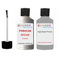 anti rust primer for Porsche Cayenne Arctic Silver Code L92U Scratch Repair Kit