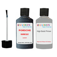 anti rust primer for Porsche 911 Marine Blue Code 35V Scratch Repair Kit