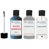 Touch Up Paint For ISUZU ISUZU ( OTHERS ) MED ADRIATIC BLUE Code 9907 Scratch Repair